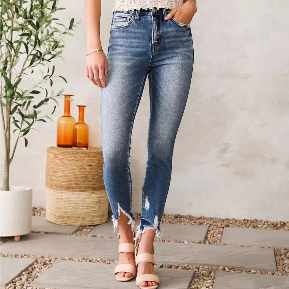 Flying Monkey (Buckle) High Rise Ankle Skinny Stretch Jean - Women’s sz 25